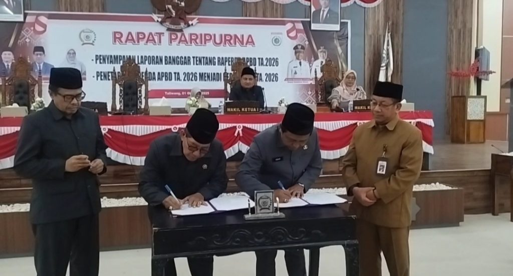 DPRD KSB Sampaikan Laporan Hasil Pembahasan Raperda Tentang APBD TA 2026