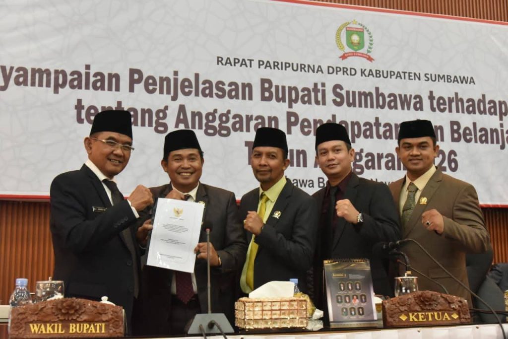 Paripurna Raperda APBD Kabupaten Sumbawa Tahun 2026 Fokus Pada Peningkatan Ekonomi dan Pembangunan SDM