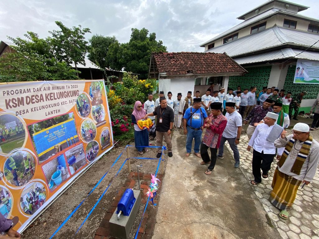 Pastikan Ketersediaan Air Bersih Untuk Masyarakat, Wakil Bupati Sumbawa Resmikan DAK Air Bersih Desa Kelungkung