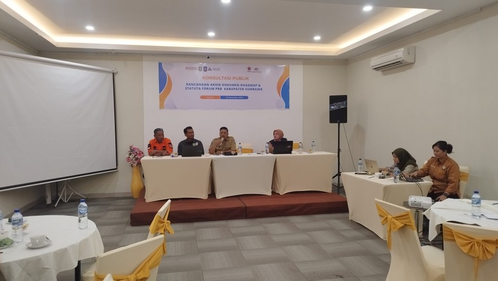 Perkuat Sistem Ketangguhan Penanganan Bencana, FPRB Sumbawa Susun Roadmap dan Statuta