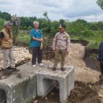 Jalan Lintas Ulu Aer Prajak Yang Putus, Kini Mulai Diperbaiki