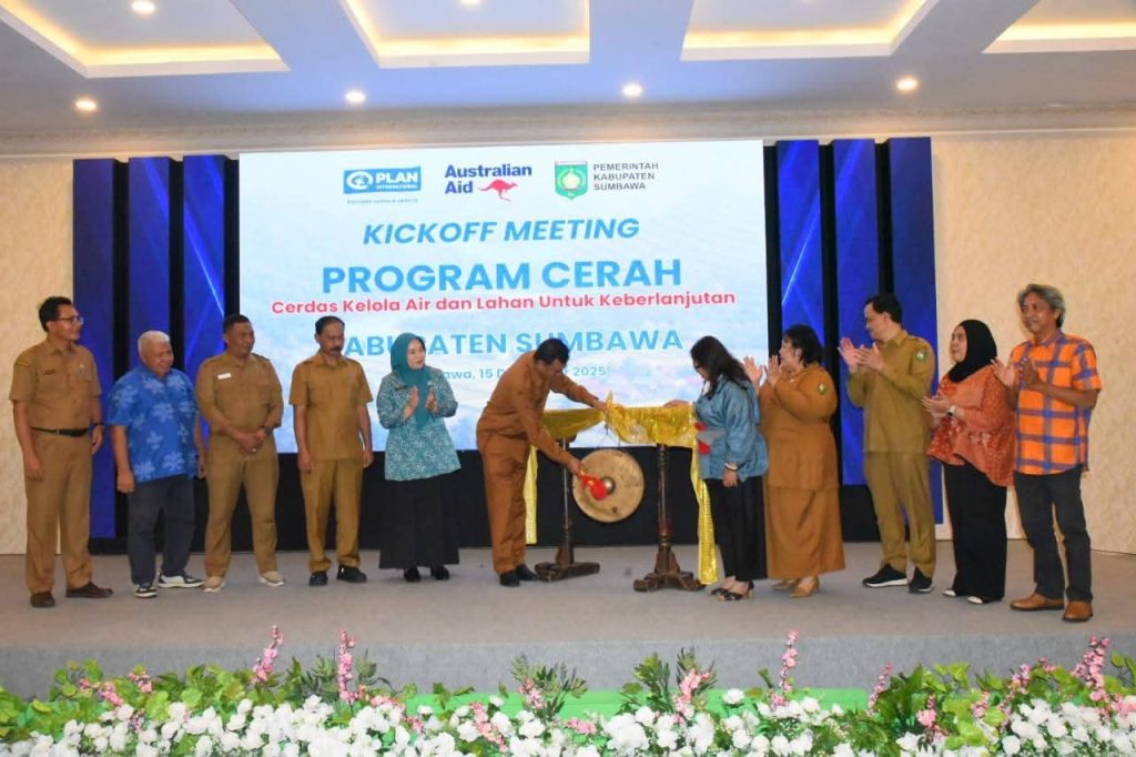 Upayakan Pengelolaan Air dan Lahan, Bupati Sumbawa Buka Kick Off Meeting Program Cerah