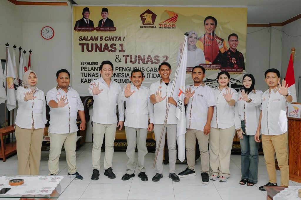 Pengukuhan PC TIDAR Sumbawa Tegaskan Peran Strategis Pemuda Gerindra