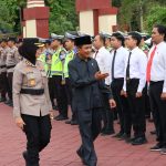 Jamin Keamanan Nataru, Polres Sumbawa Gelar Apel Pasukan Operasi Lilin Rinjani 2025