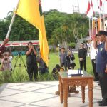 Wabup Sumbawa Terima Kembali Bendera Pataka Kabupaten Sumbawa