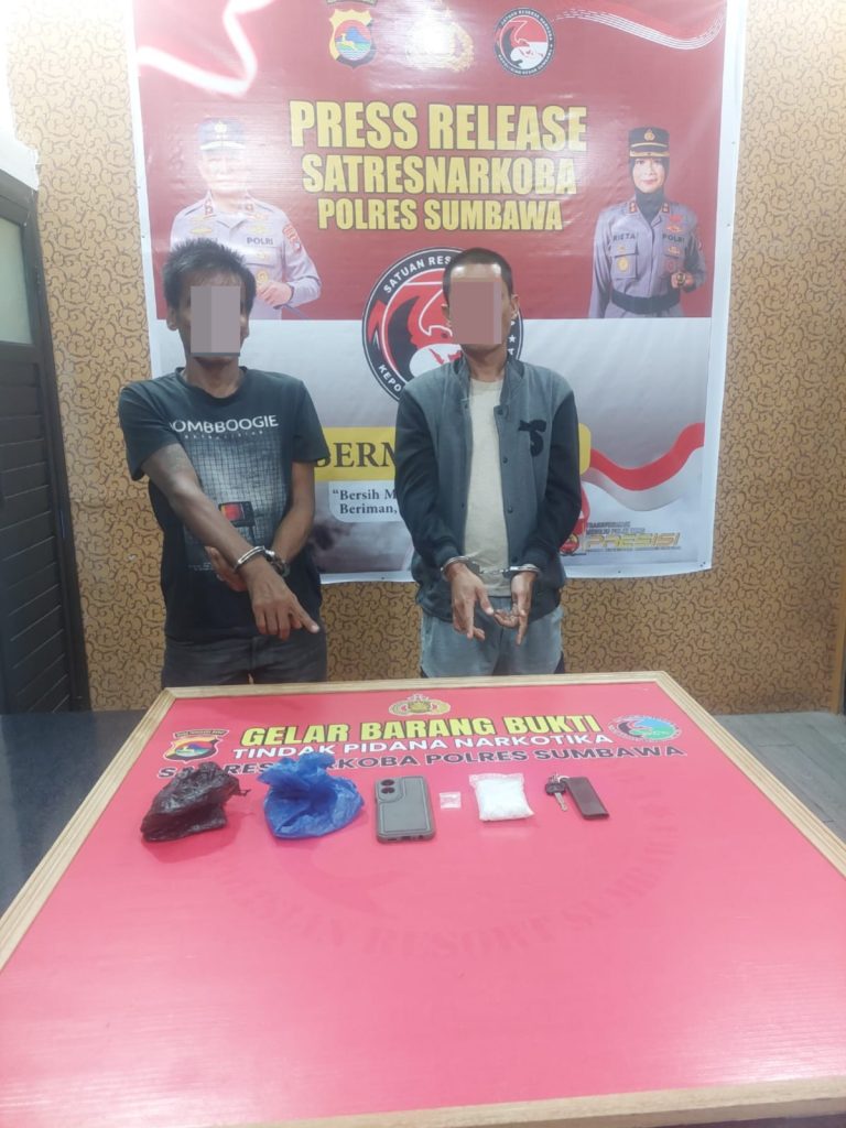 Operasi Senyap Sat Resnarkoba Polres Sumbawa, Gagalkan Peredaran 1 Ons Sabu