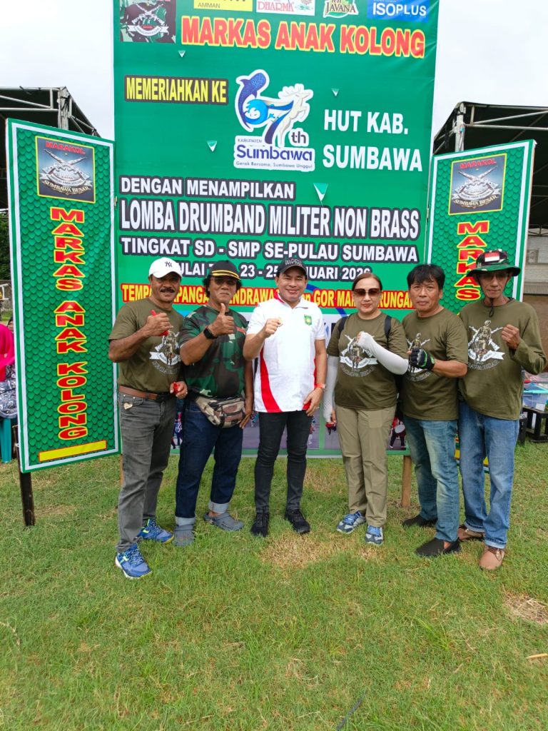 Ketua KONI Sumbawa Nilai Lomba Drumband Militer Non Brass Simbol Semangat di HUT Kabupaten Sumbawa