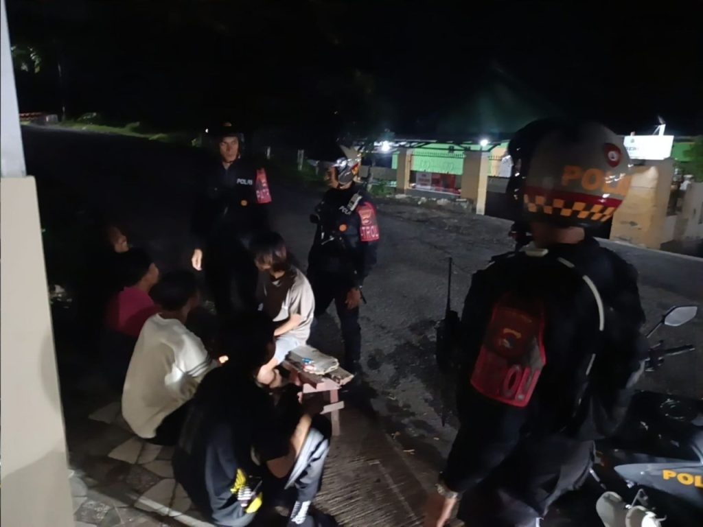 Jaga Kondusifitas Malam, Polres Sumbawa Intensifkan Patroli KRYD di Wilayah Kota Sumbawa