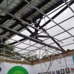 Akibat Angin Kencang Tiga Ruang Kelas SDN Kelungkung Rusak Parah