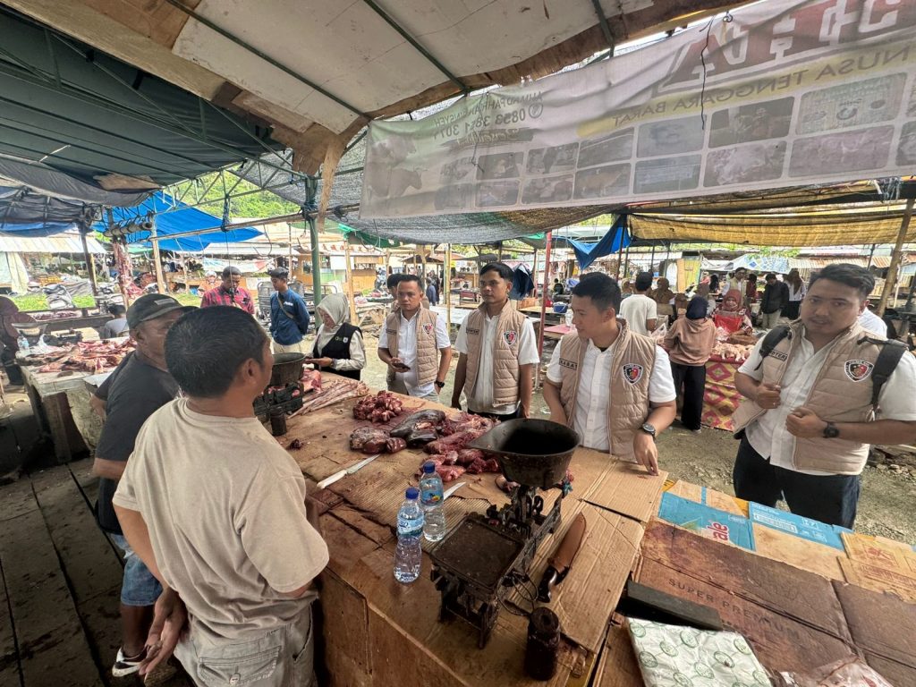 Jelang Ramadan, Satgas Saber Pangan NTB Monitoring Harga Bapokting di Pasar Tana Mira Taliwang