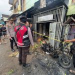 Diduga Akibat Main Petasan  Kios dan Satu Unit Motor di Sumbawa Ludes Dilalap Si Jago Merah