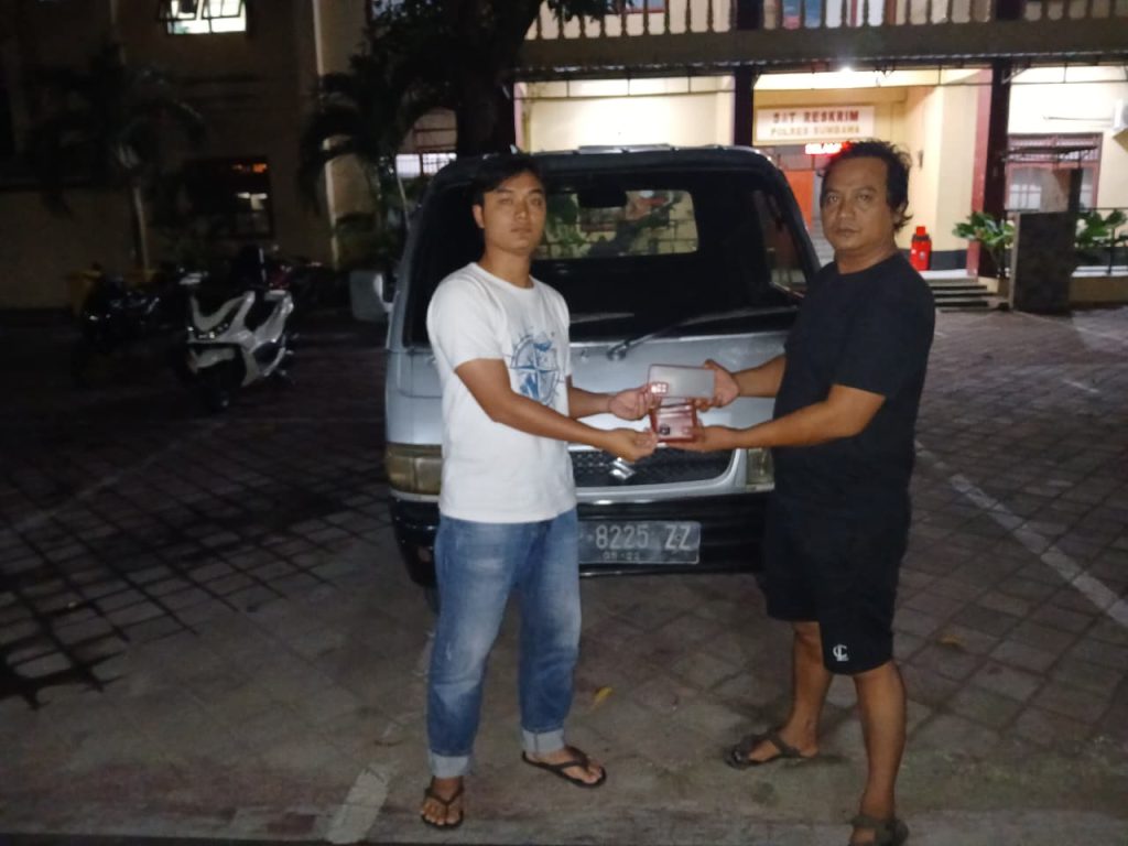 Tak Butuh Waktu Lama, Tim Opsnal Polres Sumbawa Ringkus Terduga Pelaku Pencurian Mobil Pick Up