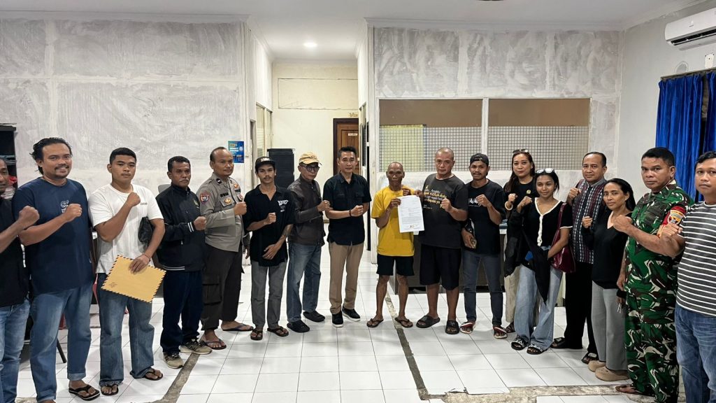 Difasilitasi Sat Reskrim Polres Sumbawa Kasus Dugaan Penganiayaan Berakhir Damai