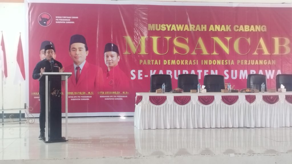 Gelar Musancab PDI Perjuangan Sumbawa Siap Rebut Kembali Kejayaan di 2029