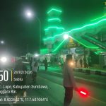 Wujudkan Kekhusyukan Ibadah, Personel Polsek Lape Amankan Shalat Tarawih