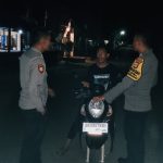 Personal Polsek Plampang dan Pospol Maronge Intensifkan Patroli Blue Light