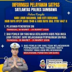 Pelayanan SIM Polres Sumbawa Tutup Saat Libur Nyepi dan Idul Fitri 2026