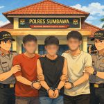 Tim Opsnal Polres Sumbawa Ringkus Tiga Terduga Pencuri Kios