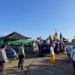 Pastikan Perayaan Nyepi Umat Hindu Berjalan Khidmat dan Lancar, Polsek Plampang Kawal Pelaksanaan Ritual