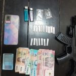 Sinergi TNI-Polri di Empang, Amankan Pengedar Narkoba dan 17 Poket Sabu yang Disimpan Dalam Pistol Mainan