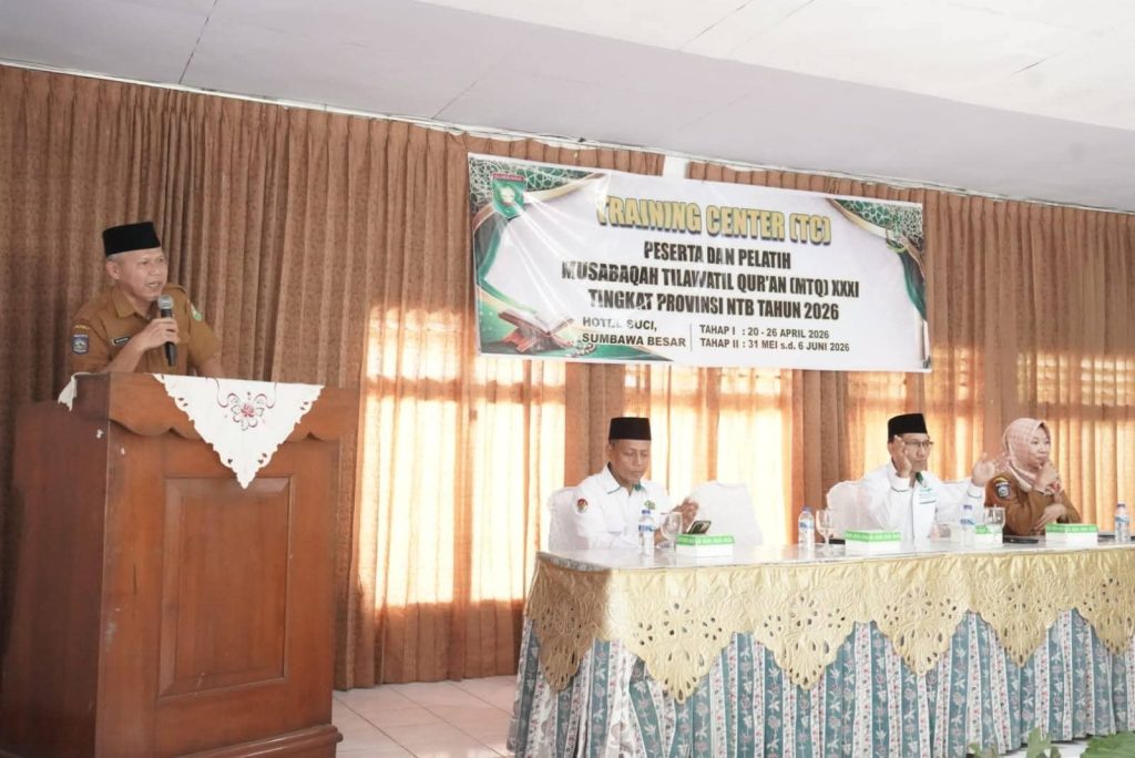 Targetkan Masuk 5 Besar MTQ ke XXXI NTB 2026, Bupati Sumbawa Tekankan Pelatih Fokus Tingkatan Latihan Qori dan Qoriah