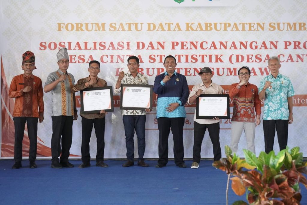 BPS dan Pemda Kabupaten Sumbawa, Bersama Wujudkan Satu Data Indonesia Lewat Desa Cantik
