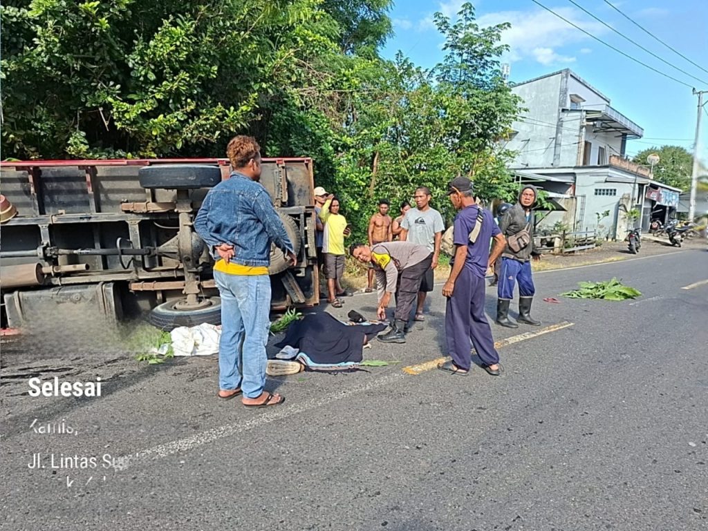Kecelakaan Maut di Jalan Lintas Sumbawa-Bima, Satu Remaja Meninggal Dunia Ditabrak Truk Engkel