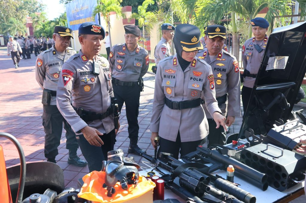 Antisipasi Konflik Sosial, Polres Sumbawa Gelar Apel Pasukan Aman Nusa I Rinjani 2026