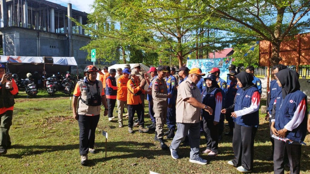 Pastikan Kesiapan Personil dan Masyarakat Hadapi Bencana, BPBD Sumbawa Gelar Apel Siaga dan Simulasi Bencana
