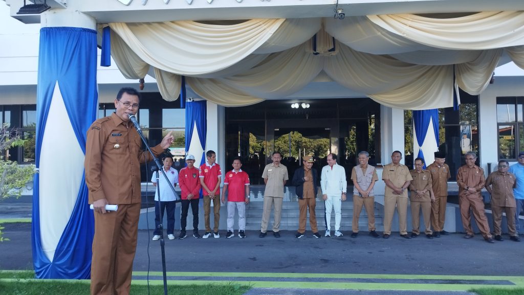 Buka Pelatkab Sumbawa, Bupati Sumbawa Tekankan Atlet Untuk Disiplin dan Kerja Keras