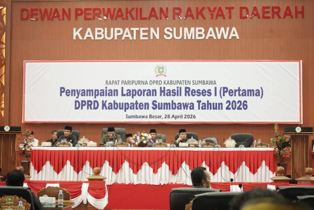 Jaring Aspirasi Masyarakat, Laporan Hasil Reses I DPRD Sumbawa Diparipurnakan