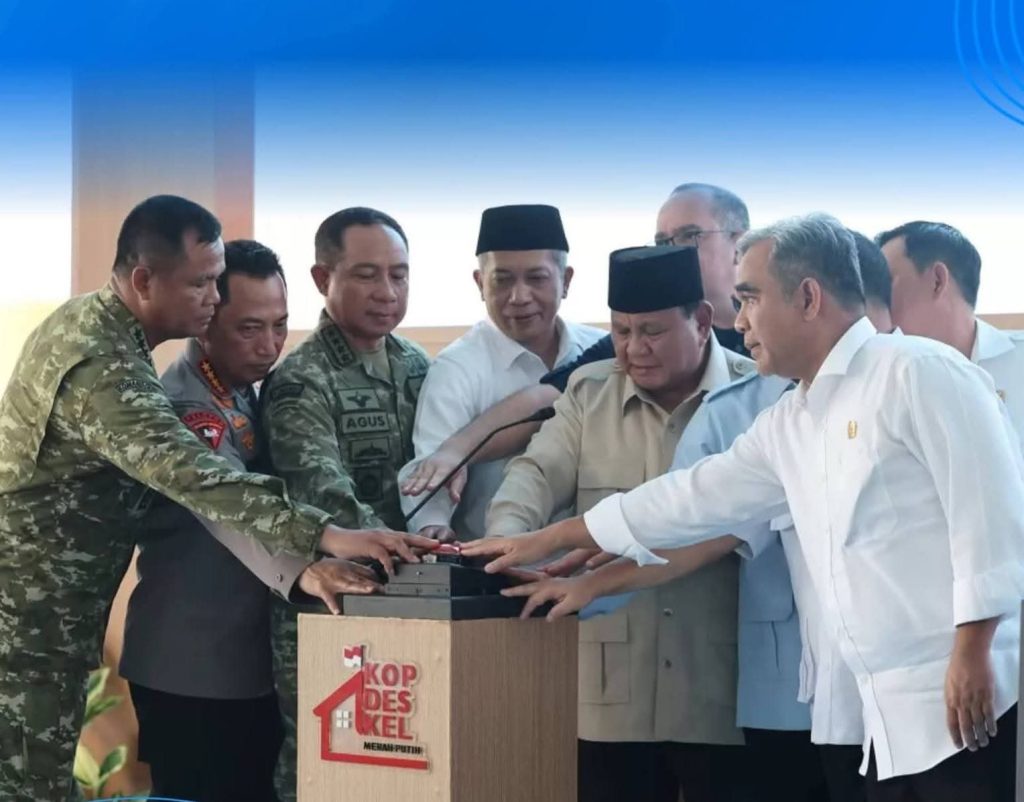 Presiden RI Prabowo Subianto meresmikan 1.061 Koperasi Desa Merah Putih