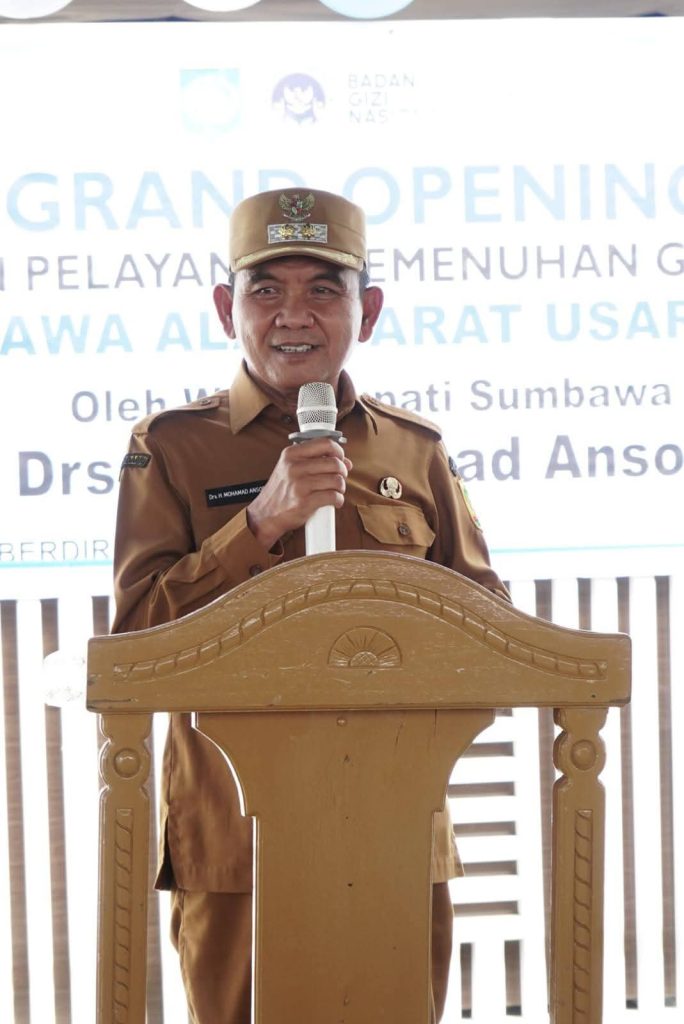 Resmikan SPPG Usar Mapin, Wabup Sumbawa Tekankan MBG Punya SOP Jelas dan Diaudit BPK