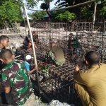 Progres Baru Capai 30 Persen, TNI dan Warga Gontar Kebut Pembangunan Jembatan Gantung Garuda