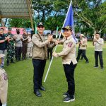 Pataka TAGANA Diserahkan ke Sumbawa, Jambore Nasional Tingkat NTB Digelar di Buper Olat Ojong