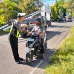 Kurangi Laka Lantas, Satlantas Polres Sumbawa Ajak Pengguna Jalan Taat dan Tertib Lalu Lintas