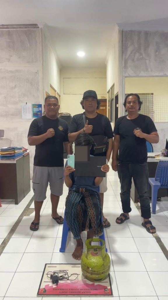 Sat Reskrim Polres Sumbawa Ringkus Pelaku Pencurian Rumah Kosong di Kebayan