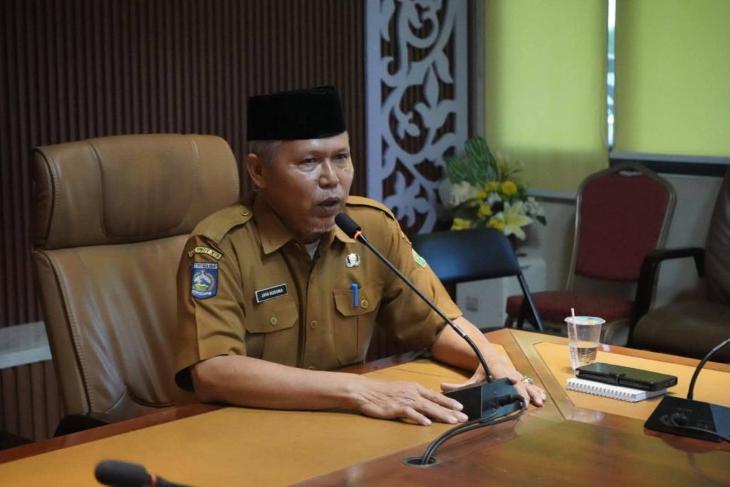 Pimpin Rapat 3W, Astu Setda Sumbawa Minta Percepat Eksekusi Tender dan Realisasi Anggaran Triwulan 2