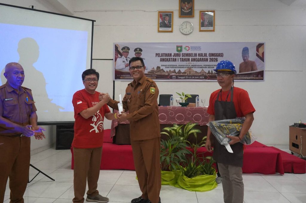 Komitmen Wujudkan Prodak Halal, Sumbawa Gelar Pelatihan Juru Sembelih Halal Unggas
