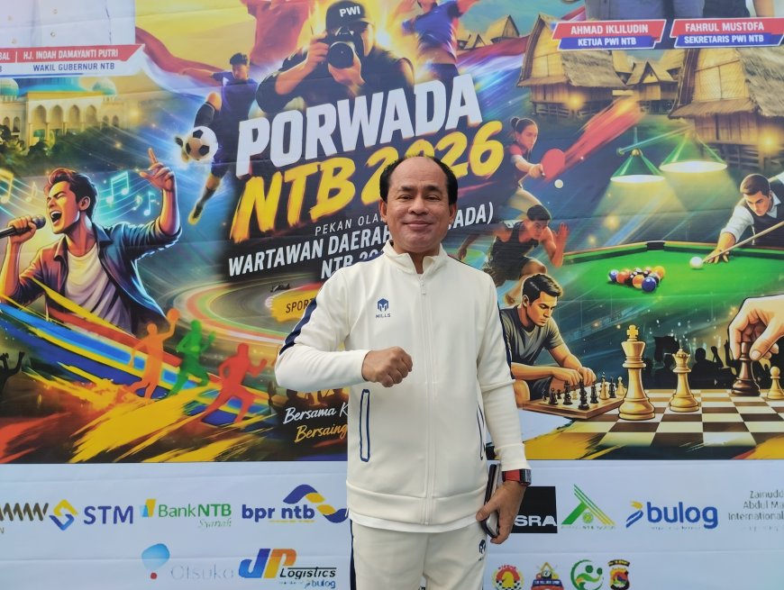 Dukung Penuh Kontingen PWI Sumbawa di Porwada NTB 2026, Ketua KONI Sumbawa Ingatkan Jaga Sportifitas dan Semangat