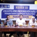 Reses di Sumbawa, Warga Harapkan Fakhruddin Perjuangkan Peningkatan Jalan Provinsi