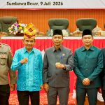 Wakil Bupati Sumbawa Ikuti Paripurna Penyampaian Pandangan Umum Fraksi-Fraksi DPRD Terhadap Ranperda Pertanggungjawaban Pelaksanaan APBD TA 2025
