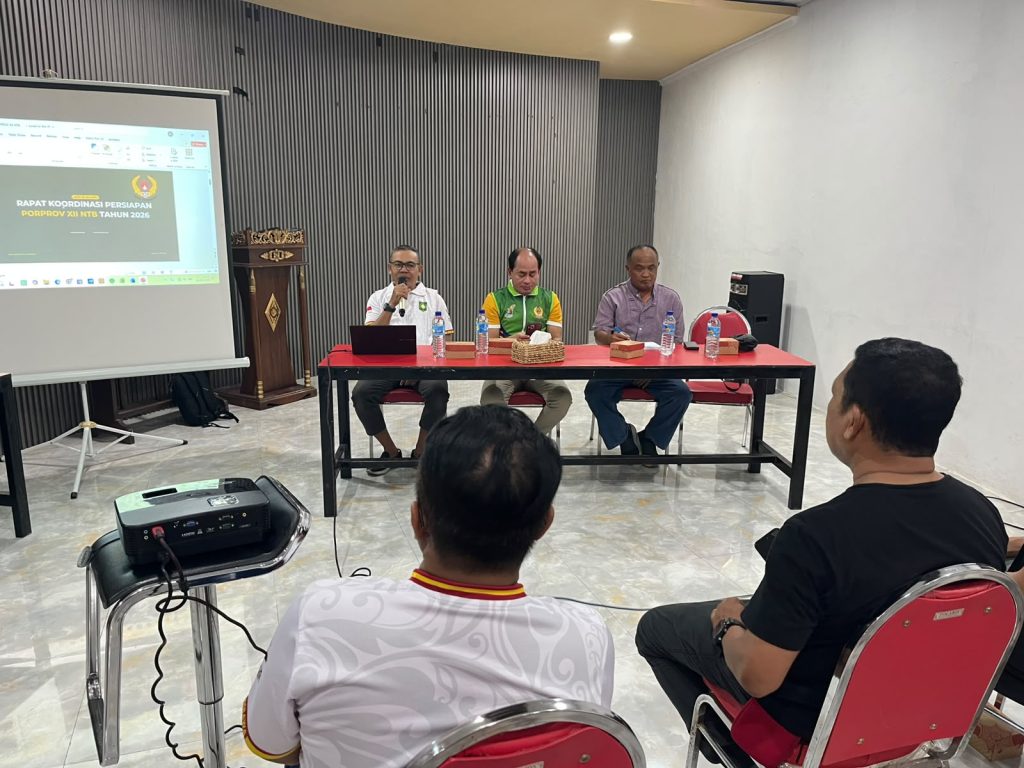 Targetkan Peningkatan Medali Emas, KONI Sumbawa Mantapkan Persiapan Jelang PORPROV NTB 2026