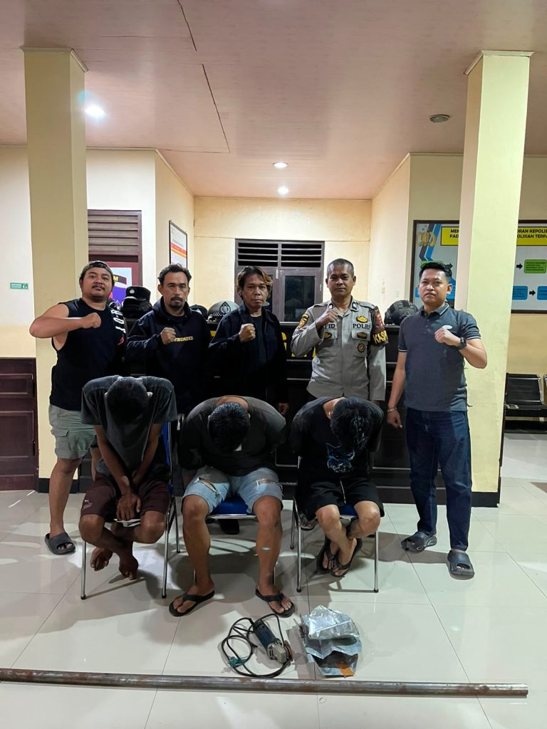 Tim Puma Polres Sumbawa Bersama Polsek Alas Ringkus Tiga Terduga Pelaku Pencurian di Toko Bangunan