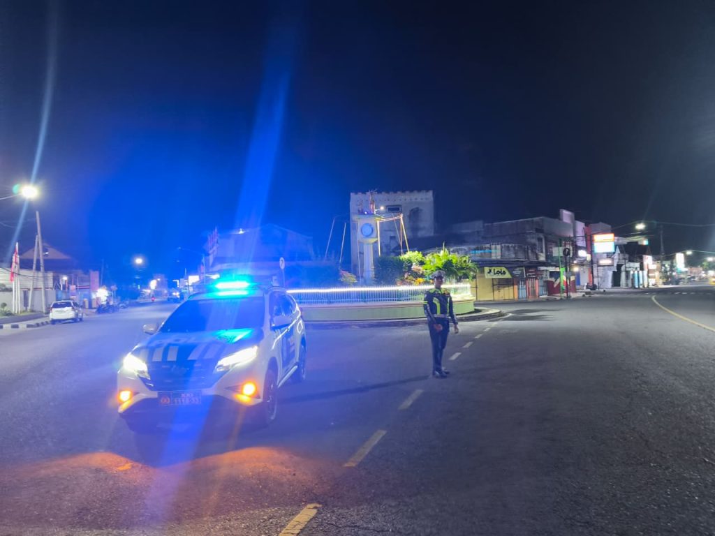 Cegah Gangguan Kamtibmas, Sat Lantas Polres Sumbawa Intensifkan Patroli Malam