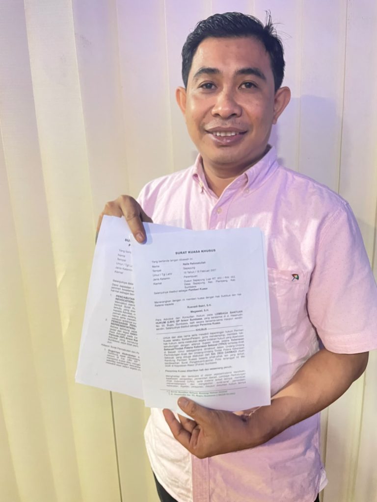 Penanganan Perkara Dugaan TPKS Ayah Yang Gauli Anaknya Ditangani LBH GP Ansor Sumbawa