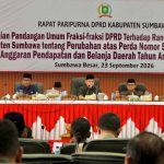 Paripurna Raperda Perubahan APBD 2026, Lima Fraksi DPRD Sumbawa Desak Daerah Agar Masyarakat Dapat Rasakan Manfaat PT. AMMAN