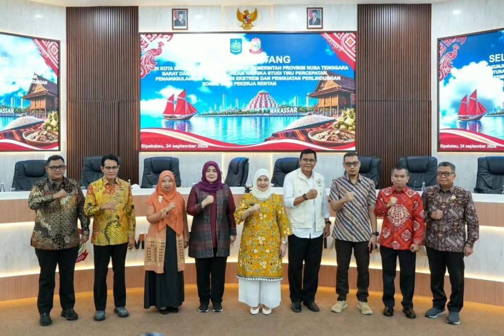 Cegah Pekerja Rentan Jatuh ke Kemiskinan, Bupati Sumbawa Dalami Strategi Kota Makassar