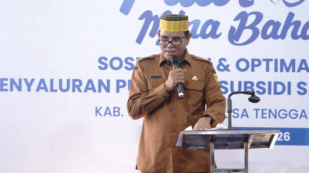 Buka Sosialisasi Pupuk Subsidi Sektor Perikanan, Bupati Sumbawa Ungkap Sumbawa Terima Alokasi Terbesar di NTB