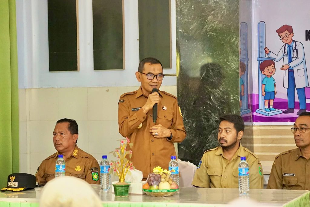 Pastikan Intervensi Stunting Jalan Sesuai Harapan, Wabup Sumbawa Tinjau Langsung Pemeriksaan dan Tata Laksana Stunting di Moyo Utara